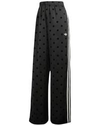 adidas - Polka-Dot Satin Track Pants - Lyst