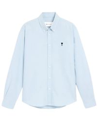 Ami Paris - Ami De Coeur Hemd Aus Baumwolle - Lyst