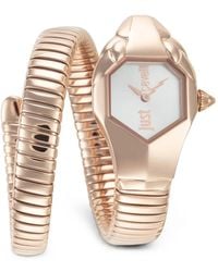 Just Cavalli - Signature Snake 22Mm Watch - Lyst