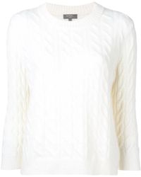 N.Peal Cashmere - Cable Knit Sweater - Lyst