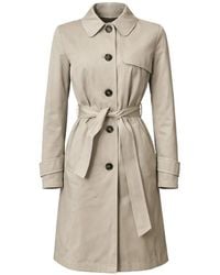 Marella - Abrigo Con Cinturón Y Botones - Lyst