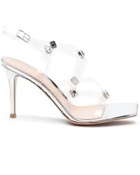 Gianvito Rossi - Crystal Crash Sandals - Lyst