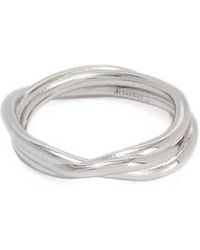 Jil Sander - Handgefertigter Ring Im Layering-Look - Lyst
