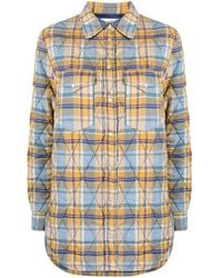 Isabel Marant - チェック パデッド シャツジャケット - Lyst