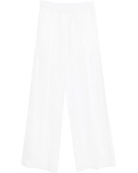 Brunello Cucinelli - Cotton Organza Loose Track Trousers - Lyst