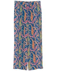 Etro - Paisley-Print Palazzo Pants - Lyst