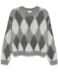 Moncler - Maglione a motivi - Lyst