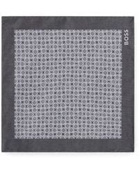 BOSS - Geometric-Print Pocket Square - Lyst