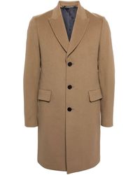 Paul Smith - Button-down single-breasted coat - Lyst