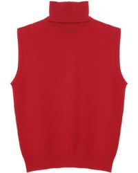 Rohe - Roll-Neck Knitted Vest - Lyst