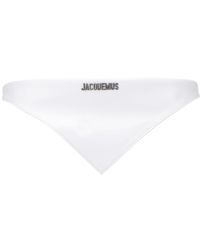 Jacquemus Le Bandana Scarf - White