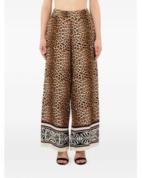 Liu Jo - Animal-Print Trousers - Lyst