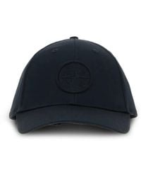 Stone Island - Baseballkappe mit Logo-Prägung - Lyst
