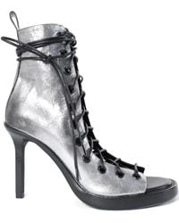 Ann Demeulemeester - Hilla レースアップ レザーブーツ - Lyst