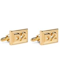 DSquared² - Logo-Plaque Cufflinks - Lyst
