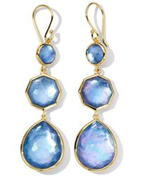 Ippolita - 18kt Yellow Gold Rock Candy® Crazy 8s Small Drop Earrings - Lyst