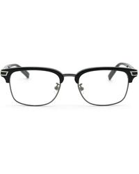 Montblanc - Rectangle-Frame Glasses - Lyst