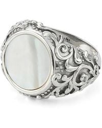 Emanuele Bicocchi - Arabesque Mop Stone Ring - Lyst