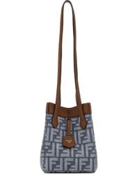 Fendi - Mini Origami Monogram Bucket Bag - Lyst