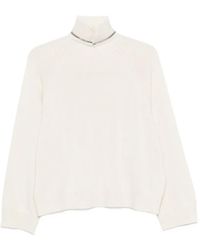 Brunello Cucinelli - Raglan-Sleeve Sweater - Lyst