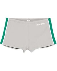Miu Miu - Nylon Shorts - Lyst