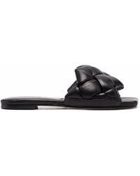 Vic Matié - Square-Toe Leather Sandals - Lyst