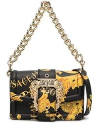 Versace - Chain Couture Faux-leather Crossbody Bag - Lyst