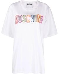Moschino - Cropped T-Shirt - Lyst