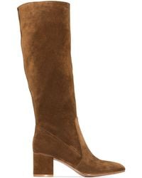 Gianvito Rossi - Glen 60mm Suede Boots - Lyst