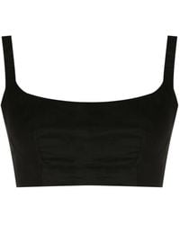 Osklen - Square-Neck Hemp Crop Top - Lyst