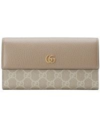 Gucci - GG Marmont Leather Continental Wallet - Lyst