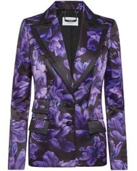 Philipp Plein - Blazer Mit Blumen-Print - Lyst