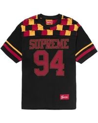 Supreme - T-Shirt Con Design Patchwork - Lyst