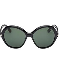 Tom Ford - Round-Frame Sunglasses - Lyst