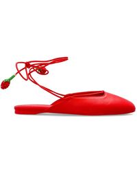 Kate Spade - Eloise Strawberry-Charm Lace-Up Pumps - Lyst