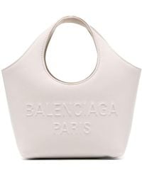 Balenciaga - Mary-kate Xs Leather Tote Bag - Lyst