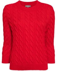 N.Peal Cashmere - Cable-Knit Cashmere Jumper - Lyst