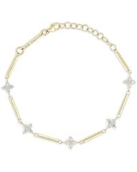 Zoe Chicco - Bracciale Quad Station - Lyst