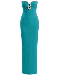 Saiid Kobeisy - Crystal-Embellished Maxi Dress - Lyst