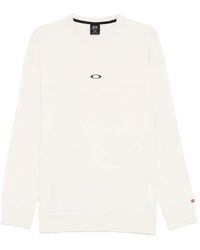 Oakley - Logo-Detail Crew-Neck Sweatshirt - Lyst