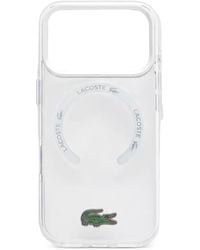 Lacoste - Logo-Plaque Iphone 17 Pro Case - Lyst