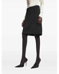 Balenciaga - A-Line Midi Skirt - Lyst