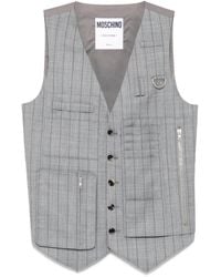 Moschino - Checked Waistcoat - Lyst