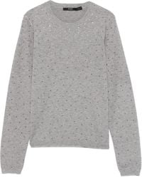 Seventy - Embellished Round-Neck Sweater - Lyst