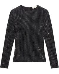 FRAME - Long-Sleeve Embellished Top - Lyst