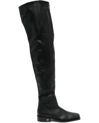 GmbH - Zip-Front Overknee Boots - Lyst