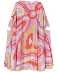 PUCCI - Marmo プリント シルクドレス - Lyst