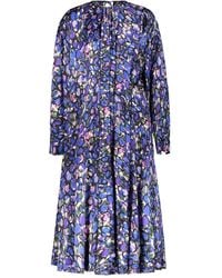 Balenciaga - Jacquard Floral-Print Dress - Lyst