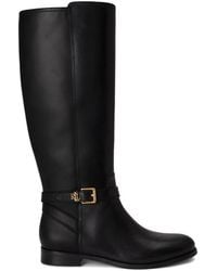 Ralph Lauren - Bottines Brooke En Cuir À Boucle - Lyst