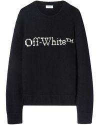Off-White c/o Virgil Abloh - Maglia big bookish chunky knit - Lyst